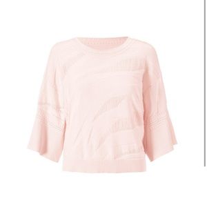 CAbi shy pullover - XL - Blush zebra pullover